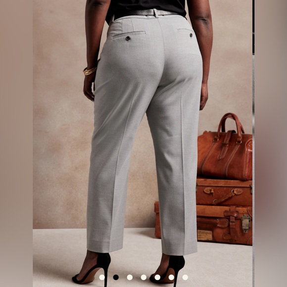 NWT Banana Republic Women's Ryan Curvy Straight Fit Dress Pants - Picture 2 of 7